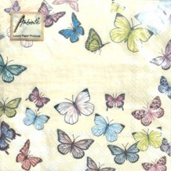 Napkins Butterfly cream