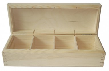 Tea box (4 dividers)