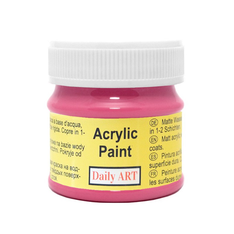 Acrylic paints Dark pink (50 ml)