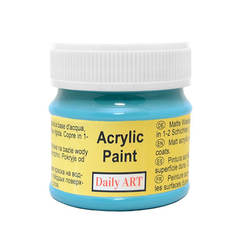 Matiniai akriliniai dažai Mėlyna turkio (50 ml) Matiniai akriliniai dažai Mėlyna turkio (50 ml)