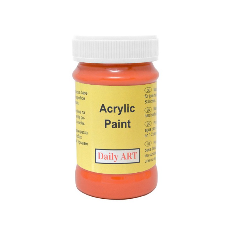 Acrylic paints Orange (100 ml)