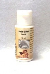 Dažai šilkui Balta (30 ml)