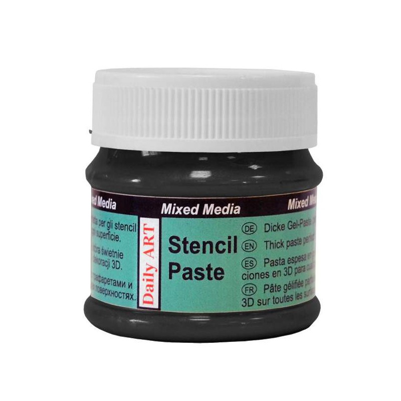 Pasta trafaretams Juoda (50 ml) Pasta trafaretams Juoda (50 ml)