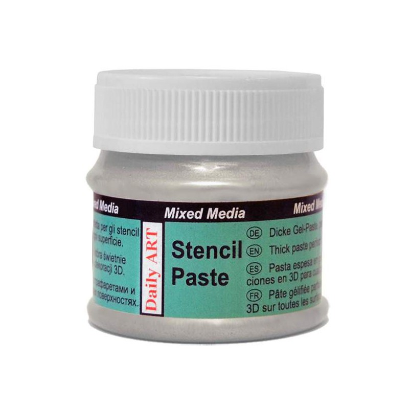 Pasta trafaretams Sidabrinė (50 ml) Pasta trafaretams Sidabrinė (50 ml)