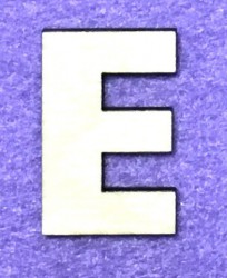 Letter E (5 cm)