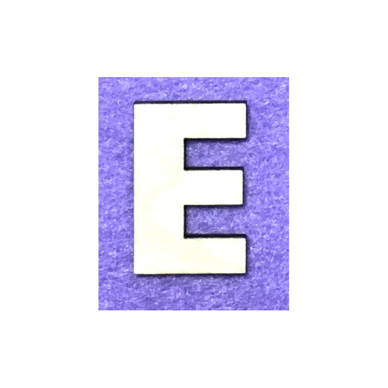 Letter E (5 cm)