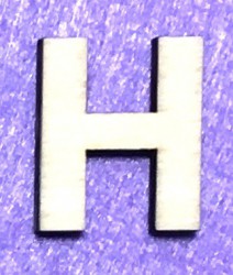 Letter H (5 cm)