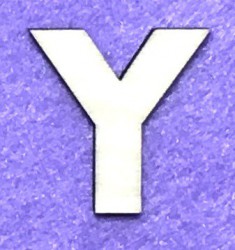 Letter Y (5 cm)