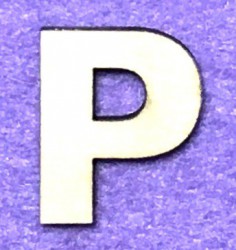 Letter P (5 cm)