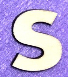 Letter S (5 cm)