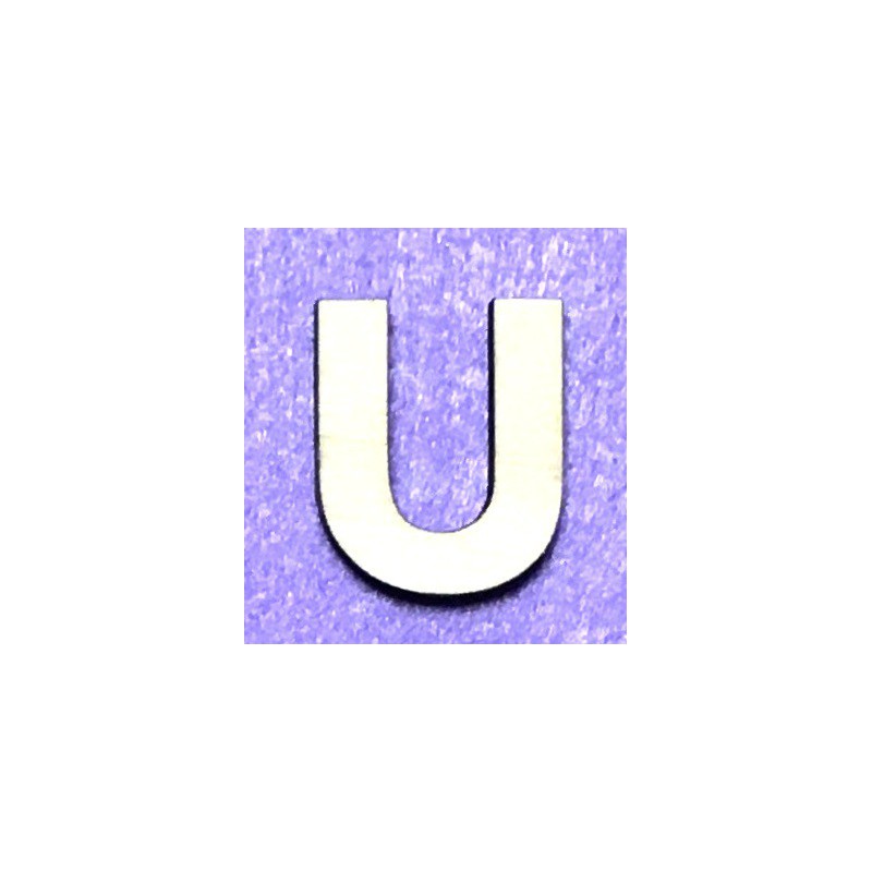 Letter U (5 cm)