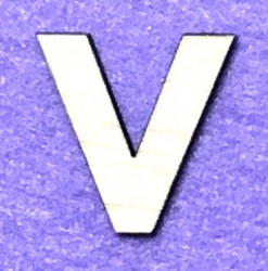 Letter V (5 cm)