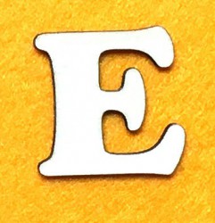 Letter E (5 cm)