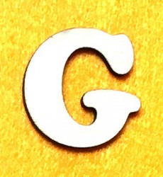 Raidė G (5 cm, 7 šriftas)