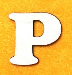 Letter P (5 cm)