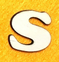 Letter S (5 cm)