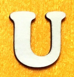 Letter U (5 cm)