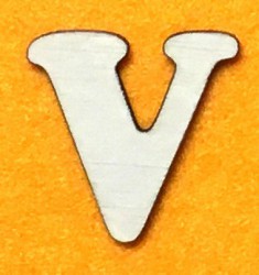 Letter V (5 cm)