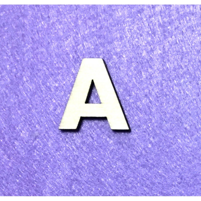 Raidė A (3 cm, 8 šriftas)