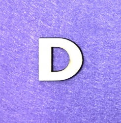 Letter D (3 cm)