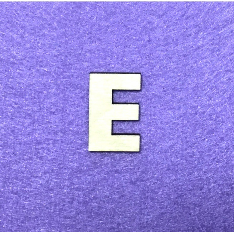 Letter E (3 cm)