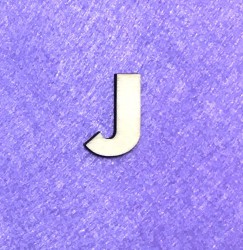 Letter J (3 cm)