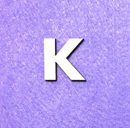 Letter K (3 cm)