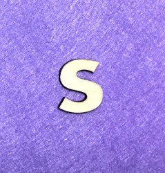 Letter S (3 cm)