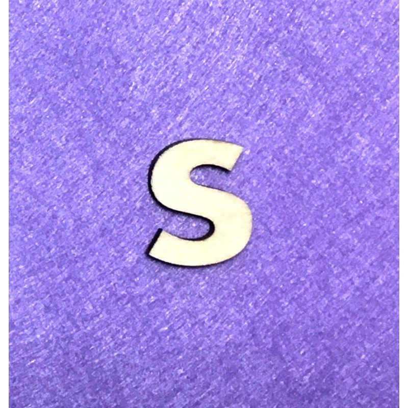 Letter S (3 cm)