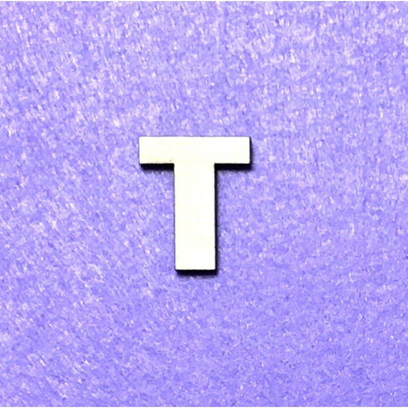 Raidė T (3 cm, 8 šriftas)