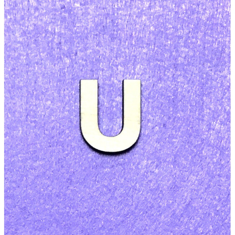 Letter U (3 cm)