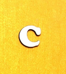 Letter C (3 cm)