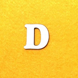 Letter D (3 cm)