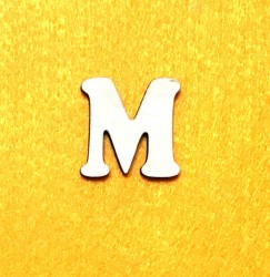 Raidė M (3 cm, 7 šriftas)