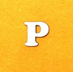 Letter P (3 cm)