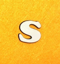 Letter S (3 cm)