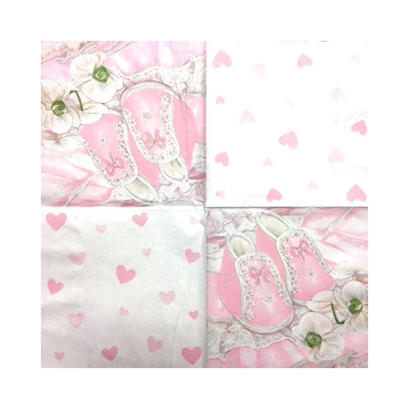 Napkin Baby pink