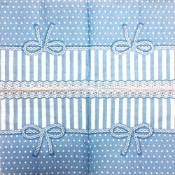 Napkin Ribbon blue