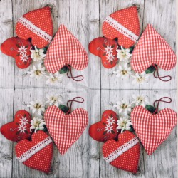 Napkin Hearts