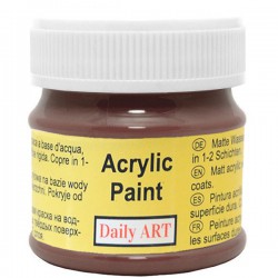 Acrylic paints Dark Brown (50 ml)