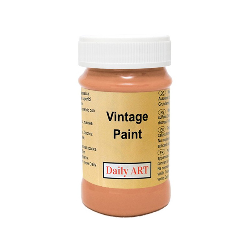 Kreidiniai akriliniai vintažiniai dažai Terakotos (100 ml) Kreidiniai akriliniai vintažiniai dažai Terakotos (100 ml)