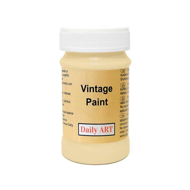 Kreidiniai akriliniai vintažiniai dažai Smėlio (100 ml) Kreidiniai akriliniai vintažiniai dažai Smėlio (100 ml)