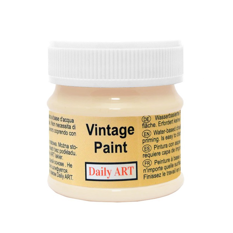 Kreidiniai akriliniai vintažiniai dažai Kreminė (50 ml) Kreidiniai akriliniai vintažiniai dažai Kreminė (50 ml)