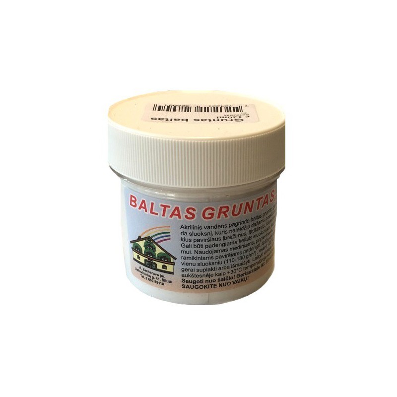 Gruntas baltas AKRILEN (120 ml)