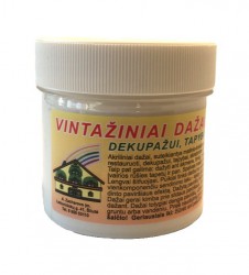 Vintažiniai dažai AKRILEN Balta (120 ml)