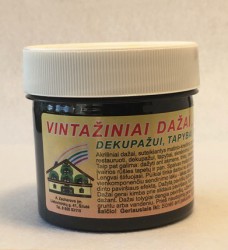 Vintažiniai dažai AKRILEN Juoda (120 ml)