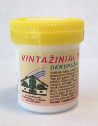 Vintažiniai dažai AKRILEN Balta (60 ml)