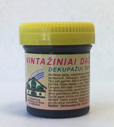 Vintažiniai dažai AKRILEN Juoda (60 ml)