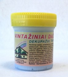 Vintažiniai dažai AKRILEN Pilkšvai melsva (60 ml)