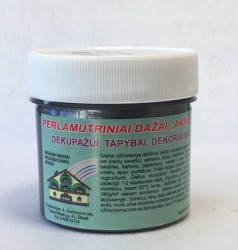 Perlamutriniai dažai AKRILEN Juoda (120 ml)